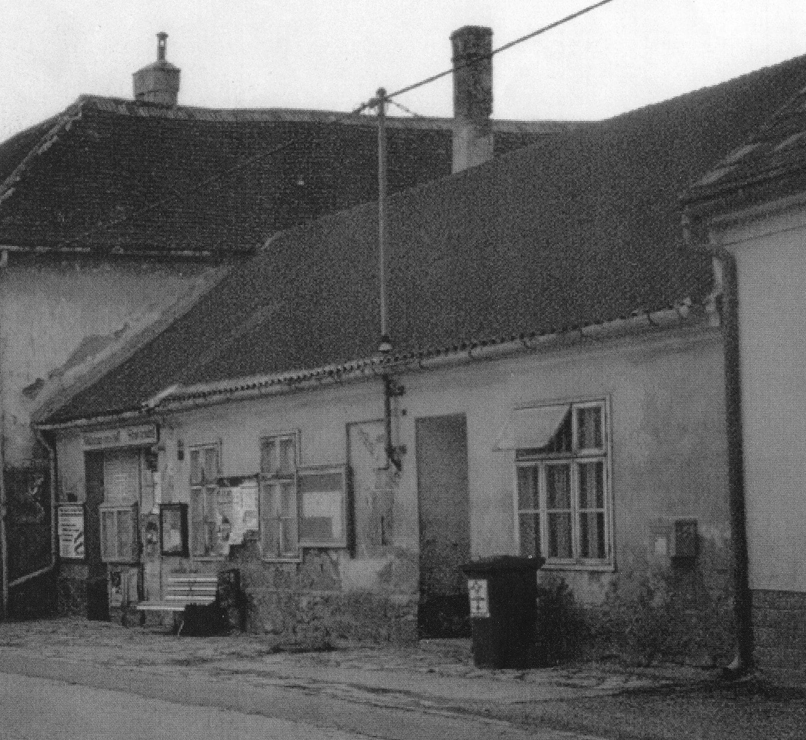 Das alte Milchkasino und Kühlhaus vor dem Abriss, 1988
